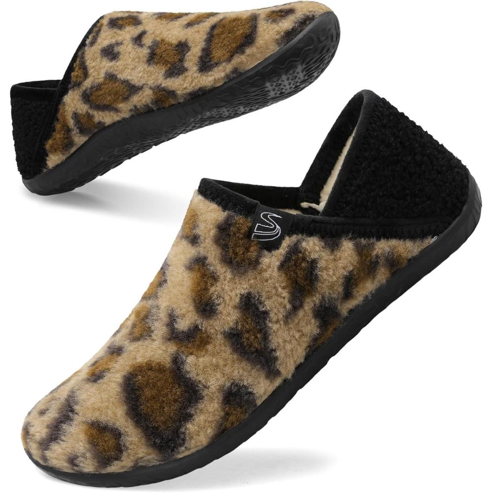 imageSpesoul Fuzzy House Slippers for Women Men Indoor Closed Back Lightweight Cozy Faux Furry Lining Barefoot House Shoes Slipper Socks for Bedroom Home Office Yoga Outdoor Walking ShoesTy3 Pjbrownleo