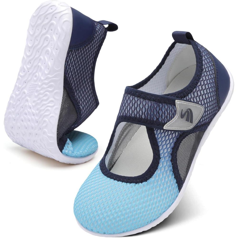 imageSpesoul Water Shoes for Women Men Barefoot Swim Shoes Aqua Socks Summer Sandals Breathable Quick Dry Lightweight Wide for Pool Beach River Boat Travel Waterpark ElderlyGrablue