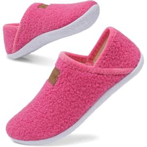 Spesoul Fuzzy House Slippers for Women Men Indoor Closed Back Lightweight Cozy Faux Furry Lining Barefoot House Shoes Slipper Socks for Bedroom Home Office Yoga Outdoor Walking Shoes(Ty4 Sorose)