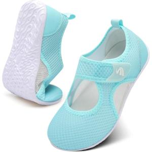 Spesoul Water Shoes for Women Men Barefoot Swim Shoes Aqua Socks Summer Sandals Breathable Quick Dry Lightweight Wide for Pool Beach River Boat Travel Waterpark Elderly(Lightblue)