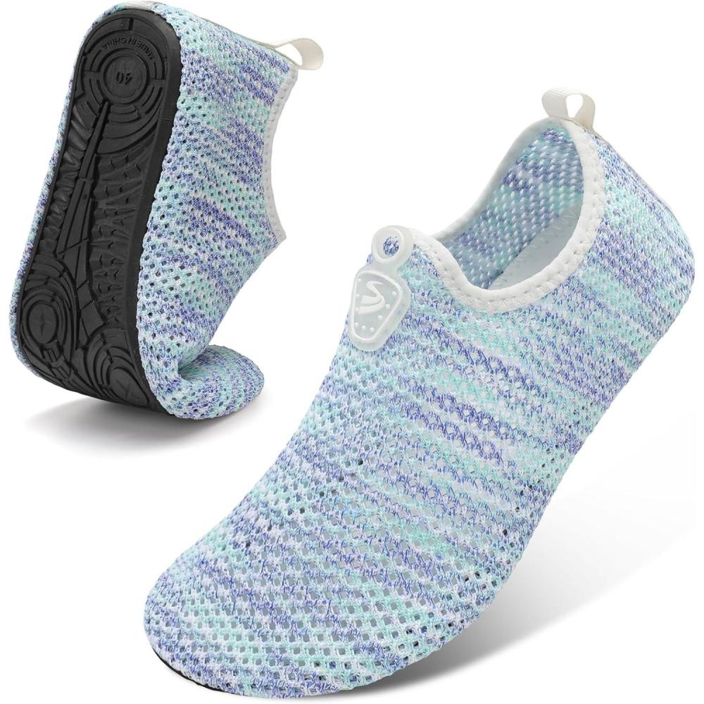 imageSpesoul Womens Mens Water Shoes Quick Dry Beach Swim Shoes Barefoot Aqua Socks Outdoor Sand Socks for Pool River DivingTy4 Whiteblgre
