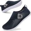 imageSpesoul Womens and Mens Water Shoes Breathable Quick Dry Soft Barefoot Aqua Socks for Hiking Swim Beach Surf Yoga SportTy5 Navy