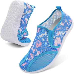 Spesoul Water Shoes for Women Men Quick-Dry Swim Shoes Barefoot Aqua Socks Breathable Beach Sandals for Pool Surf Travel Camping Yoga Outdoor Sports(Color Blue)