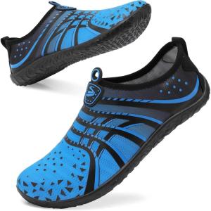 Spesoul Womens and Mens Water Shoes Breathable Quick Dry Soft Barefoot Aqua Socks for Hiking Swim Beach Surf Yoga Sport(Al Jiao Dablue)