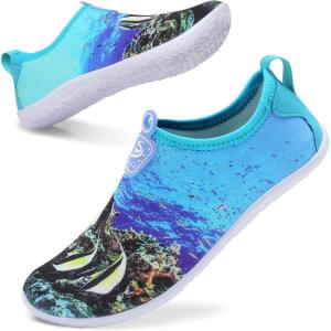 Spesoul Womens and Mens Water Shoes Breathable Quick Dry Soft Barefoot Aqua Socks for Hiking Swim Beach Surf Yoga Sport(Sea Blue)