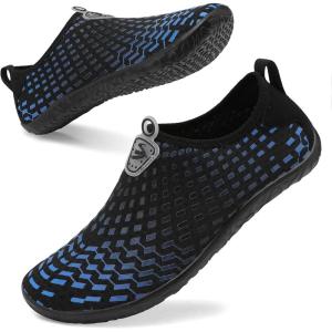 Spesoul Womens and Mens Water Shoes Breathable Quick Dry Soft Barefoot Aqua Socks for Hiking Swim Beach Surf Yoga Sport(Ty3 Jiaodablue)