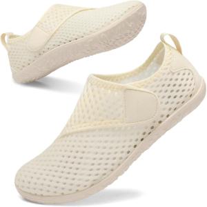Spesoul Womens and Mens Water Shoes Breathable Quick Dry Soft Barefoot Aqua Socks for Hiking Swim Beach Surf Yoga Sport(Ty5 Beige)