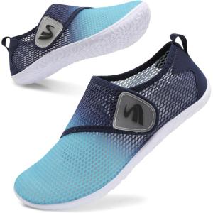 Spesoul Womens and Mens Water Shoes Breathable Quick Dry Soft Barefoot Aqua Socks for Hiking Swim Beach Surf Yoga Sport(Ty5 Jbblue)