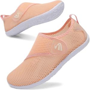 Spesoul Womens and Mens Water Shoes Breathable Quick Dry Soft Barefoot Aqua Socks for Hiking Swim Beach Surf Yoga Sport(Ty5 Orange)