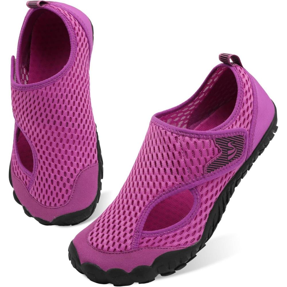 imageSpesoul Water Shoes for Women Men Quick Dry Aqua Socks for Swim Beach Pool Hiking Training Summer Sandals Outdoor Zero Drop Barefoot ShoesAvel Purple