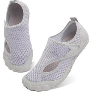 Spesoul Water Shoes for Women Men Quick Dry Aqua Socks for Swim Beach Pool Hiking Training Summer Sandals Outdoor Zero Drop Barefoot Shoes(Avel Llightgrey)