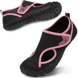 Spesoul Water Shoes for Women Men Quick Dry Aqua Socks for Swim Beach Pool Hiking Training Summer Sandals Outdoor Zero Drop Barefoot Shoes(Vel Blapink)