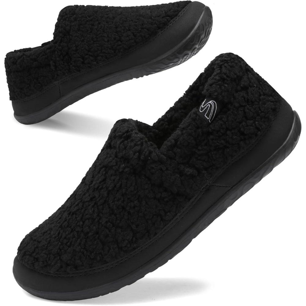 imageSpesoul Cozy House Slippers for Women Men Fuzzy Indoor House Shoes Warm Home Slipper Socks Outdoor Moccasin Slippers Sneakers Closed Back Lightweight Barefoot for Bedroom Office Travel