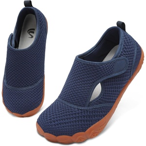 Spesoul Barefoot Shoes Women Wide Diabetic Shoes Orthopedic Neuropathy Womens Walking Shoes Slip On Sneakers Adjustable Lightweight Zero Drop for Edema Swollen Feet Hiking Water Grounded Elderly(Navy)