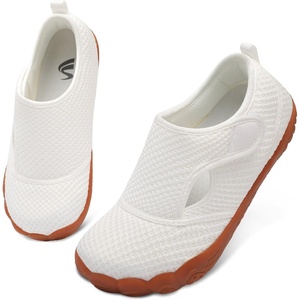 Spesoul Barefoot Shoes Women Wide Diabetic Shoes Orthopedic Neuropathy Womens Walking Shoes Slip On Sneakers Adjustable Lightweight Zero Drop for Edema Swollen Feet Hiking Water Grounded Elderly(White)