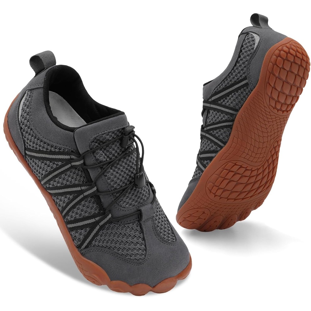 image:imageSpesoul Womens Mens Barefoot Shoes Wide Toe Box Walking Shoes Minimalist Slip On Sneakers Zero Drop Lightweight Breathable for Hiking Water Trail Running Workout Grounded Walking GymMidgrey