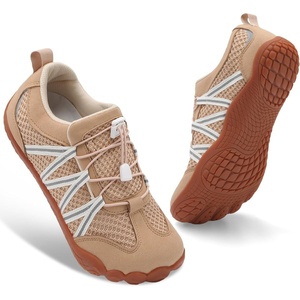 Spesoul Womens Mens Barefoot Shoes Wide Toe Box Walking Shoes Minimalist Slip On Sneakers Zero Drop Lightweight Breathable for Hiking Water Trail Running Workout Grounded Walking Gym(Brown)