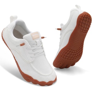 Spesoul Mens Barefoot Shoes Wide Hiking Shoes Zero Drop Minimalist Sneakers Lightweight Breathable Slip On for Water Trail Running Workout Grounded Walking 10 Wide White