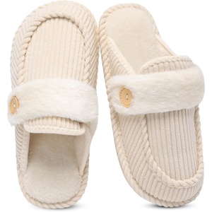 Spesoul Slippers for Women Indoor House Shoes Fuzzy Bedroom Home(White)